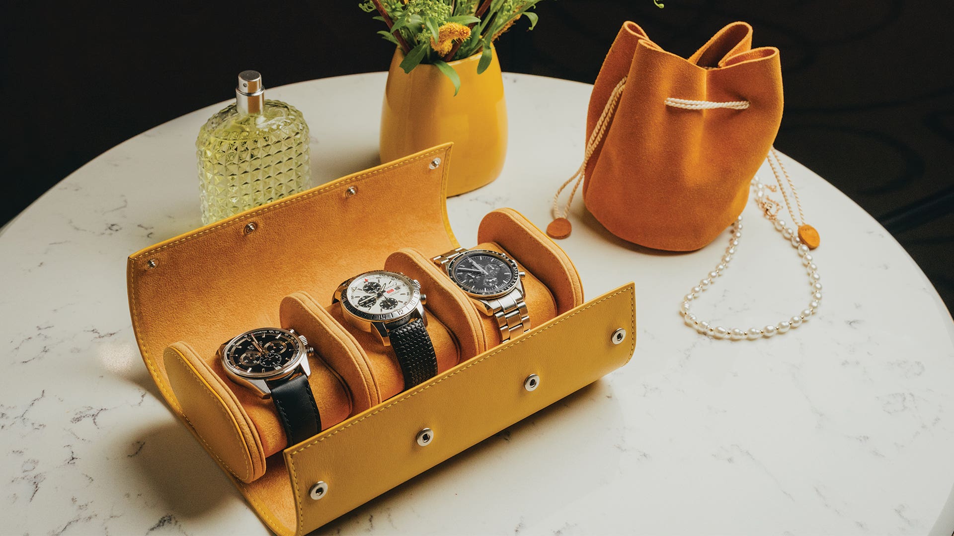 Leather Watch Cases & Watch Boxes